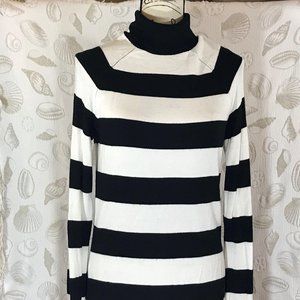Olivia Sky Long Sleeve Turtleneck L striped